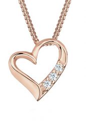 Elli DIAMONDS Elli DIAMONDS Naszyjnik Herz Ewigkeit Diamant (0.045 ct.) 925 Silber Naszyjniki 1 ct Damski. Białe naszyjniki damskie Elli DIAMONDS, srebrne. Za 438.99 zł.
