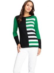 WITT WEIDEN Sweter w kolorze zielonym rozmiar: 36. Zielone swetry klasyczne damskie WITT WEIDEN, ze splotem, bez kołnierzyka. Za 82.64 zł.