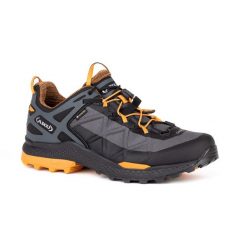 Buty trekkingowe męskie AKU Rocket Dfs GTX. Brązowe buty trekkingowe męskie Aku, z gore-texu, bez zapięcia, trekkingowe, gore-tex. Za 816.70 zł.