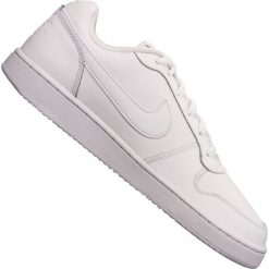 Białe Buty Nike Ebernon Low M AQ1775-100. Białe buty sportowe na co dzień męskie Nike, na jesień, z gumy, bez zapięcia. W wyprzedaży za 279.00 zł.
