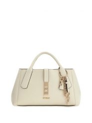 Guess Torebka 180094 Beżowy. Brązowe torebki klasyczne damskie Guess, z aplikacjami, ze skóry, bez dodatków. Za 639.99 zł.