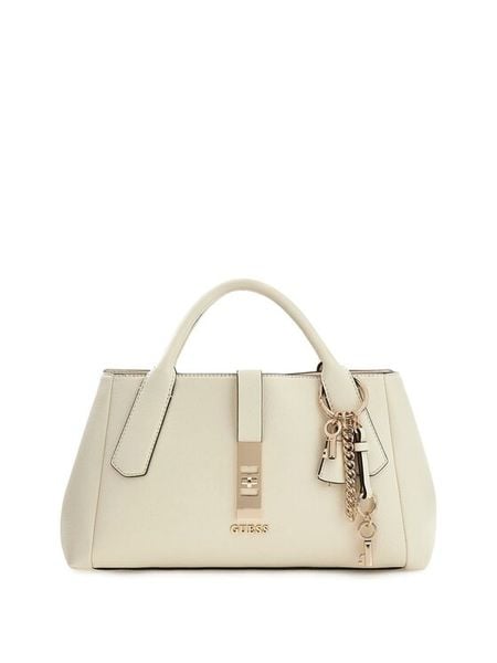 Guess Torebka 180094 Beżowy. Brązowe torebki klasyczne damskie Guess, z aplikacjami, ze skóry, bez dodatków. Za 639.99 zł.