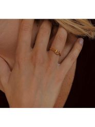 Les Petites Précieuses Pozłacany pierścionek rozmiar: 60. Żółte pierścionki damskie Les Petites Précieuses, pozłacane. Za 143.90 zł.