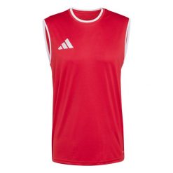 Koszulka męska adidas Entrada Sleeveless Jersey. Białe t-shirty sportowe męskie Adidas, m, z jersey, bez ramiączek, do piłki nożnej, climacool (adidas). Za 60.99 zł.