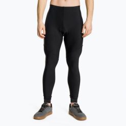 Spodnie rowerowe męskie Endura Xtract Waist Tight. Czarne spodnie materiałowe męskie ENDURA, bez wzorów, sportowe. Za 299.99 zł.