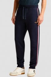 AERONAUTICA MILITARE Granatowe bawełniane męskie spodnie dresowe, Rozmiar M. Niebieskie spodnie dresowe męskie AERONAUTICA MILITARE, bez wzorów, z bawełny. W wyprzedaży za 479.99 zł.