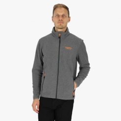 Bluza polarowa turystyka męska Swedemount Tromsö Fleece. Brązowe bluzy bez kaptura męskie SWEDEMOUNT, m, z polaru. Za 169.99 zł.