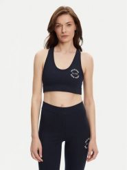 Tommy Hilfiger Biustonosz top UW0UW05891 Granatowy. Niebieskie biustonosze Tommy Hilfiger, xl, bez wzorów, z bawełny, bez kołnierzyka. Za 109.99 zł.