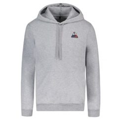 Bluza sportowa z kapturem męska ESS Hoody N°2 M. Szare bluzy sportowe męskie Le Coq Sportif, bez wzorów, casualowe, bez kołnierzyka, bez ramiączek. W wyprzedaży za 280.90 zł.