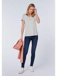 Detto Fatto Koszulka w kolorze szarym rozmiar: 44. Szare bluzki damskie Detto Fatto, bez wzorów, z bawełny, bez kołnierzyka. Za 60.99 zł.