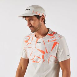 Koszulka do biegania męska Kiprun Run 900 Ultra Obvious. Brązowe t-shirty sportowe męskie KIPRUN, l, z elastanu, bez ramiączek, do biegania. Za 139.99 zł.
