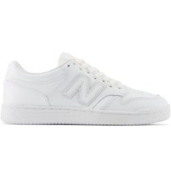 Buty New Balance 480 BB480L3W białe. Białe buty sportowe na co dzień damskie bez wzorów, z materiału, trekkingowe. Za 542.17 zł.