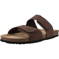 Sandały GEOX SANDAL GHITA Brązowy. Brązowe sandały męskie Geox, z syntetyku, bez zapięcia. Za 193.99 zł.