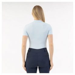 Damska koszulka do jazdy konnej ANKY ATC261205. Niebieskie t-shirty damskie ANKY, l, bez wzorów, z materiału, bez kołnierzyka. Za 253.00 zł.