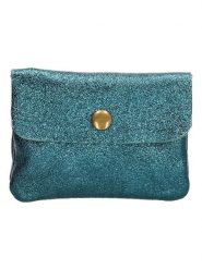 Charm Portfel "Elisa" w kolorze niebieskim - 11 x 1,5 x 7,5 cm rozmiar: onesize. Niebieskie portfele damskie Charm, bez wzorów, z materiału. Za 69.91 zł.