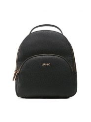 Liu Jo Plecak M Backpack AXX009 E0087 Czarny. Czarne plecaki damskie Liu Jo, bez wzorów, ze skóry. Za 409.99 zł.
