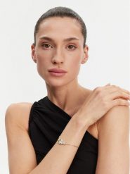 Guess Bransoletka JUBB05 106JW Złoty. Żółte bransoletki damskie Guess, ze stali. Za 269.99 zł.
