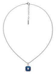 U.S. Polo Assn. Naszyjnik z zawieszką - dł. 50 cm rozmiar: onesize. Niebieskie biżuteria dla mężczyzn U.S. Polo Assn., z kryształem, ze stali. Za 95.99 zł.