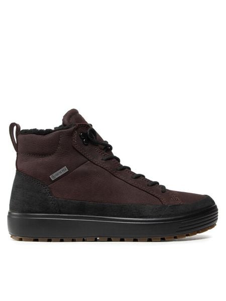 ECCO Kozaki Soft 7 Tred M GORE-TEX 45044459325 Brązowy. Brązowe buty zimowe męskie ECCO, z gore-texu, bez zapięcia. Za 779.99 zł.