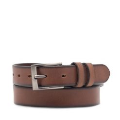 Pasek Męski Lasocki. Brązowe paski męskie Lasocki, bez wzorów. Za 99.99 zł.