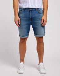 LEE RIDER SHORT MĘSKIE KRÓTKIE SPODENKI JEANSOWE JEANS WARM BREEZE 112349232 L73F016080. Szorty męskie Lee, bez wzorów, z jeansu. Za 149.99 zł.