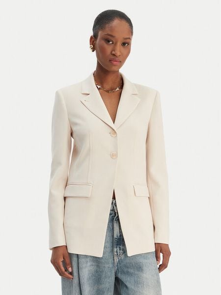 Patrizia Pepe Marynarka 8S0559/A6F5-W409 Écru Regular Fit. Marynarki i żakiety damskie Patrizia Pepe, s, bez wzorów, z syntetyku. Za 1,859.00 zł.