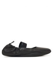Calvin Klein Baleriny Ballet Sneaker Mj Lth HW0HW03308 Czarny. Czarne baleriny damskie CALVIN KLEIN, bez wzorów, ze skóry, bez obcasa. Za 409.99 zł.