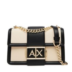 Torebka Armani Exchange. Brązowe torebki klasyczne damskie Armani Exchange, bez wzorów, wizytowe, bez kołnierzyka, bez ramiączek. Za 649.99 zł.