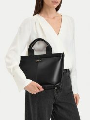 MEXX Torebka CEO-MEXX-S-013-10 Czarny. Czarne torebki klasyczne damskie Mexx, bez wzorów, ze skóry, bez dodatków. Za 199.99 zł.