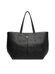 Tommy Jeans Torebka Tjw Slouchy City Tote AW0AW18789 Czarny. Czarne torebki klasyczne damskie Tommy Jeans, bez wzorów, z jeansu, bez dodatków. Za 529.99 zł.