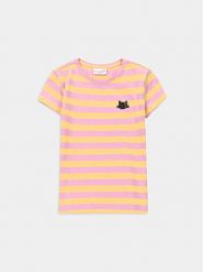 Coccodrillo T-Shirt WC4143205CEK Kolorowy Regular Fit. Koszulki dziewczęce COCCODRILLO, bez wzorów, z bawełny, bez ramiączek. Za 29.99 zł.