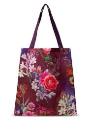 Descanso Shopper bag "Simone" w kolorze bordowym ze wzorem - 40 x 45 cm rozmiar: 40x45 cm. Czerwone shopper bag damskie Descanso, bez wzorów, z materiału, na ramię, bez dodatków. Za 52.55 zł.