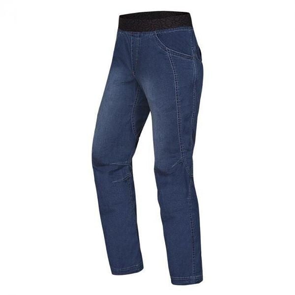 Spodnie wspinaczkowe męskie Ocun Mania Jeans. Niebieskie spodnie materiałowe męskie Ocun, bez wzorów, z jeansu, sportowe. Za 314.99 zł.