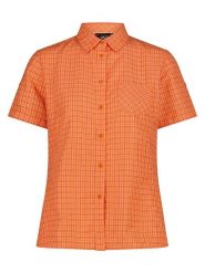 Cmp Koszula funkcyjna w kolorze pomarańczowym rozmiar: 36. Pomarańczowe koszule damskie CMP, bez wzorów, z materiału, bez kołnierzyka, bez ramiączek. Za 83.03 zł.