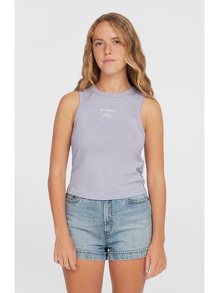 O'Neill Top "Summer" w kolorze fioletowym rozmiar: L. Różowe topy damskie O'neill, l, bez wzorów, z bawełny, bez kołnierzyka. Za 65.95 zł.
