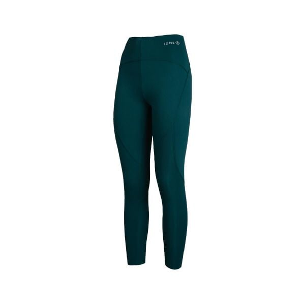 OLIMPIA Legginsy kompresyjne Slim – model taliowany z wycinanymi laserowo detala. Niebieskie legginsy damskie IZAS, s, bez wzorów, z materiału. Za 182.57 zł.
