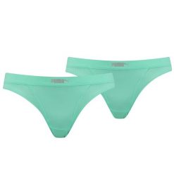 Bielizna treningowa damska Puma PUMA Micro Mesh Bikini 2P. Zielona bikini damskie Puma, bez wzorów. Za 50.00 zł.