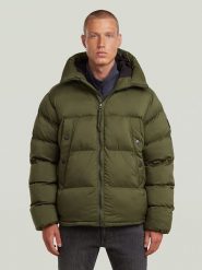 G-Star Kurtka zimowa w kolorze khaki rozmiar: XL. Brązowe kurtki męskie G-Star, na zimę, xl, bez wzorów, retro, bez kaptura. Za 680.85 zł.