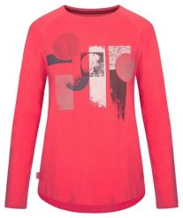 Damska koszulka Loap Abenka różowa. Czerwone t-shirty damskie Scarpa, s, bez wzorów, z bawełny, bez kołnierzyka. Za 140.99 zł.