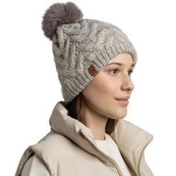 Czapka BUFF KNITTED & FLEECE BAND BEANIE CARYN CRU. Szare czapki męskie Buff, na zimę, bez wzorów, z wełny, eleganckie. Za 139.99 zł.
