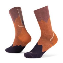 Skarpetki Buff MERINO LIGHTWEIGHT CREW SOCK LWC3. Brązowe skarpetki damskie Buff, bez wzorów, z elastanu. Za 109.99 zł.