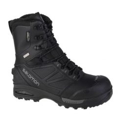 Buty Salomon Toundra Pro Clima Salomon Waterproof 404727 czarne. Czarne buty trekkingowe męskie na zimę, bez zapięcia. Za 1,073.19 zł.