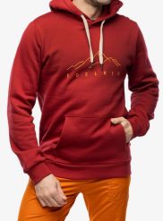 Bluza wspinaczkowa męska Edelrid Me Spotter Hoody IV. Czerwone bluzy z kapturem męskie EDELRID, m, z bawełny. Za 301.39 zł.