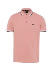 BOSS Green koszulka polo - Paddy Mężczyźni Bawełna różowy, L. Czerwone koszulki polo męskie Boss Green, l, bez wzorów, z bawełny, bez ramiączek. Za 349.95 zł.