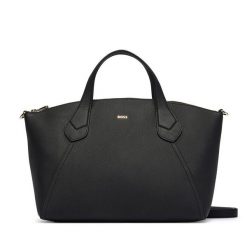 Torebka BOSS. Czarne torebki klasyczne damskie Boss, bez wzorów, bez dodatków. Za 1,449.00 zł.