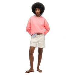 Bluza damska Superdry Essential. Brązowe bluzy bez kaptura damskie Superdry. Za 240.30 zł.