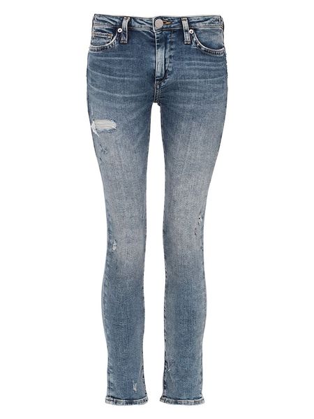 True Religion Dżinsy "Cora" - Skinny fit - w kolorze niebieskim rozmiar: W27. Niebieskie jeansy damskie True Religion. Za 227.31 zł.