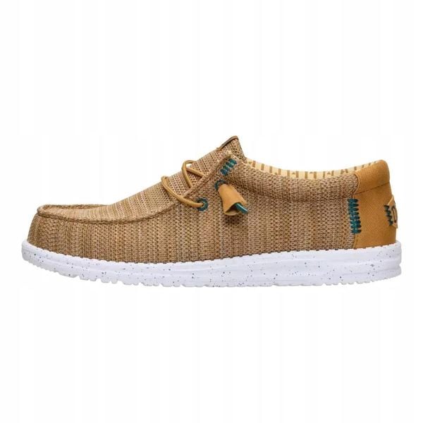 HeyDude Męskie Mokasyny Wally Stretch Sox. Białe mokasyny męskie Hey dude, z materiału. Za 259.00 zł.