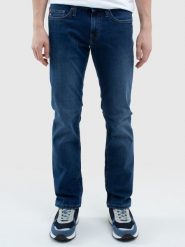 Jeansy męskie dopasowane granatowe Terry 499. Niebieskie jeansy męskie Big Star. Za 349.99 zł.