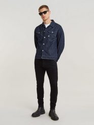 G-Star Dżinsy - Slim fit - w kolorze czarnym rozmiar: W35/L34. Czarne jeansy męskie G-Star. Za 197.63 zł.